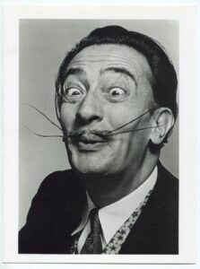 Salvador Dalí, por Philippe Halsman, 1954.