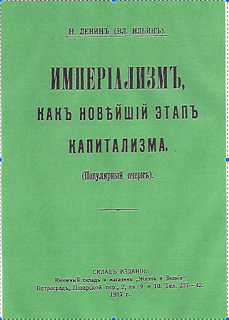 Primeira publicação de O Imperialismo, de 1916.