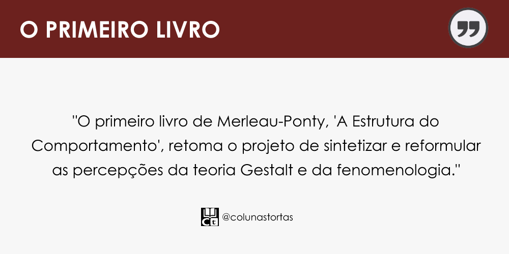 Primeiro livro de Merleau-Ponty