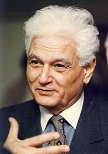 Jacques Derrida, o filósofo da desconstrução.