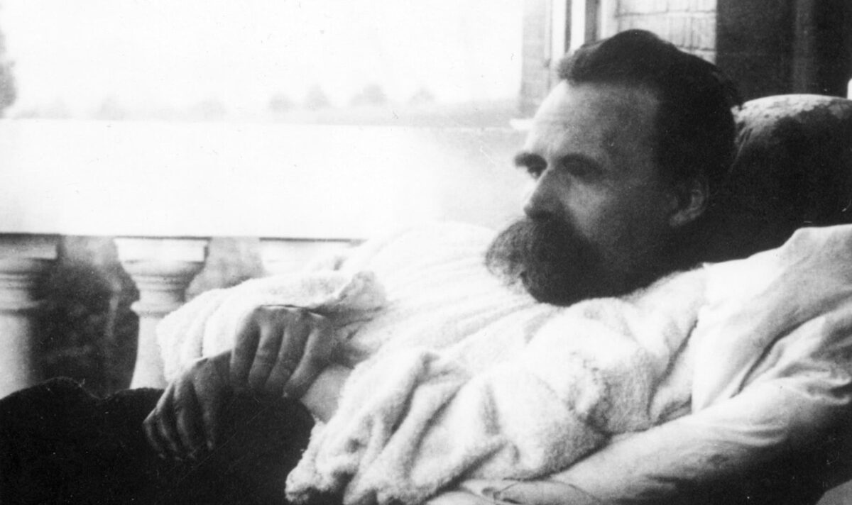 Friedrich Nietzsche em momentos antes de sua morte